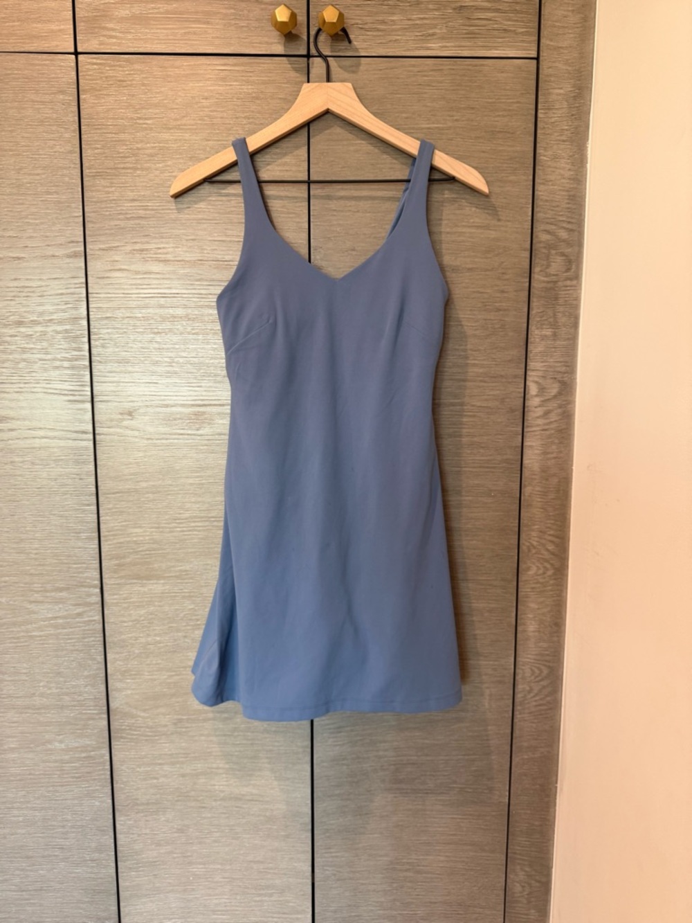 lululemon athletica Sleeveless Slip Dress in Dusty Blue - Picture 3 of 5